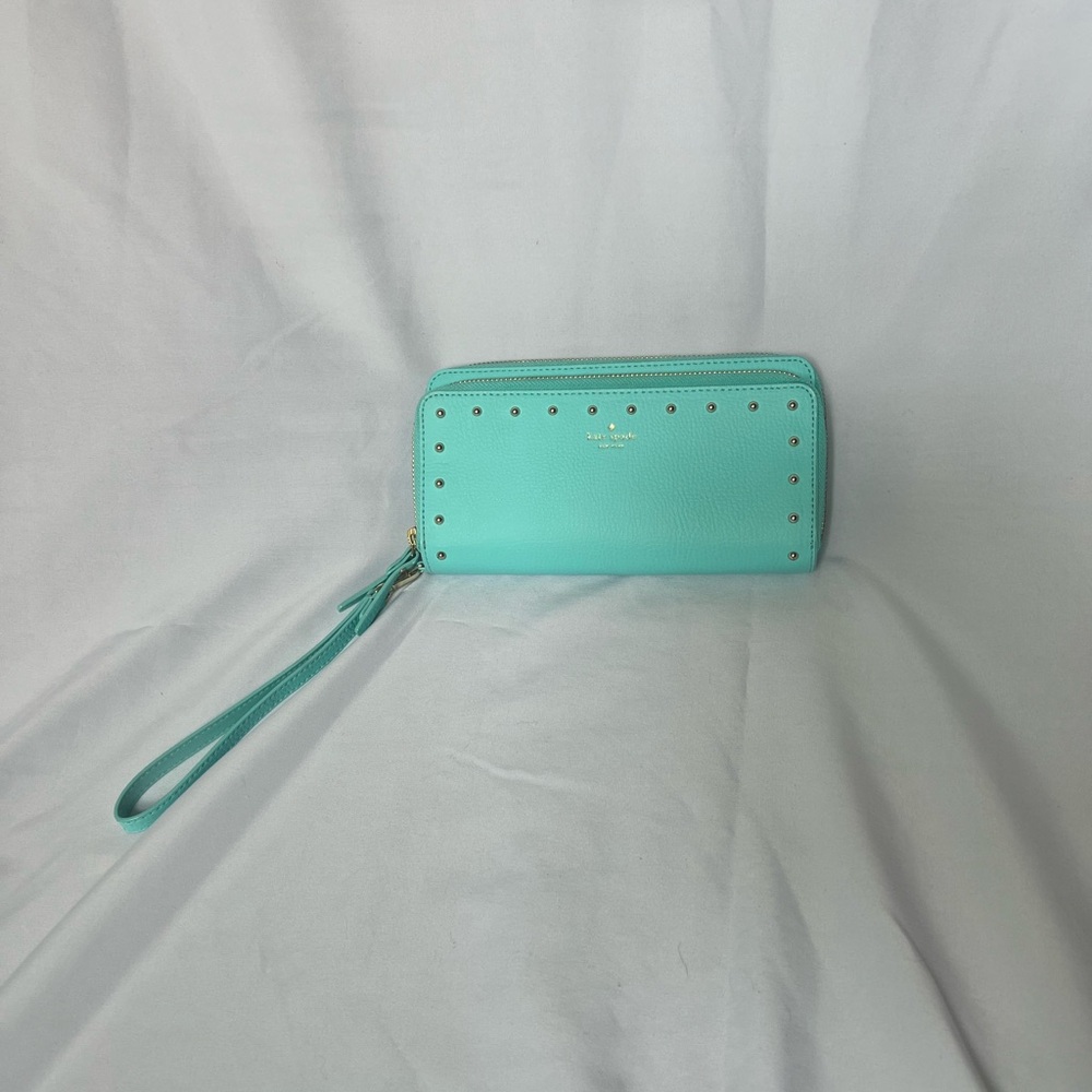 Kate Spade Blue Clutch Wristlet - Picture 2 of 4